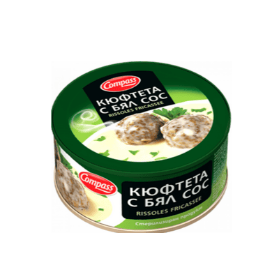 Кюфтета с бял сос Компас 300гр