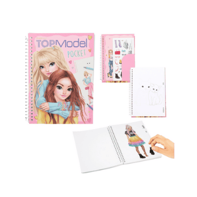 Topmodel джобна книжка за оцветяване