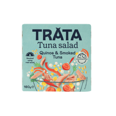 Салата trata пушена риба тон и киноа 160гр