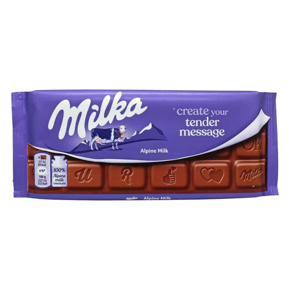 Шоколад Milka Млечен 100гр