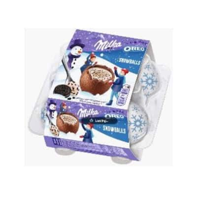 Снежни топки Milka Орео крем 112гр