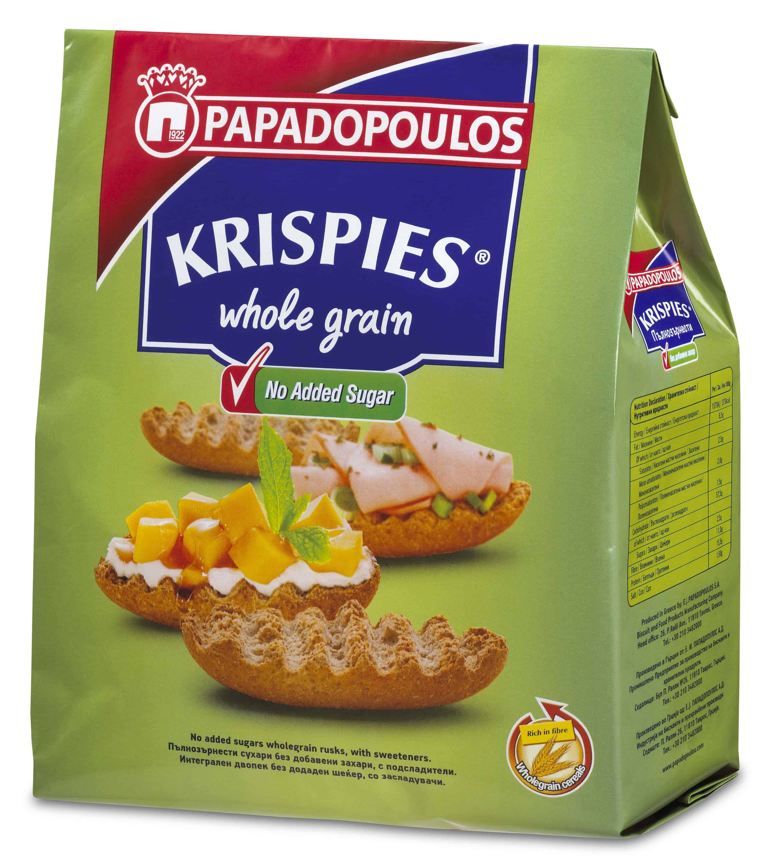 Сухар Krispies без захар 200гр