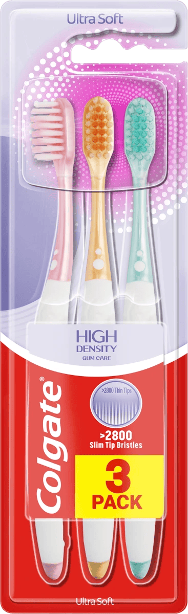 Четка Colgate High Density Ultra Soft 3бр