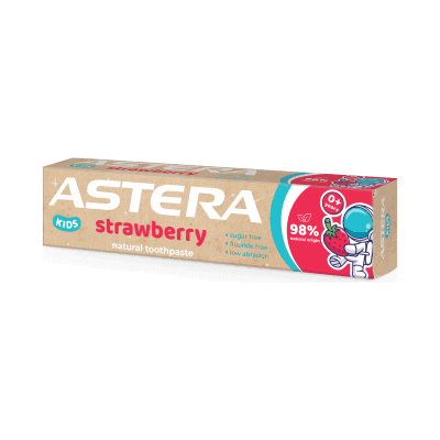 Паста за зъби Astera детска Ягода 50 мл