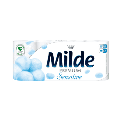 Тоал.хартия Milde Sensitive без аромат 8бр