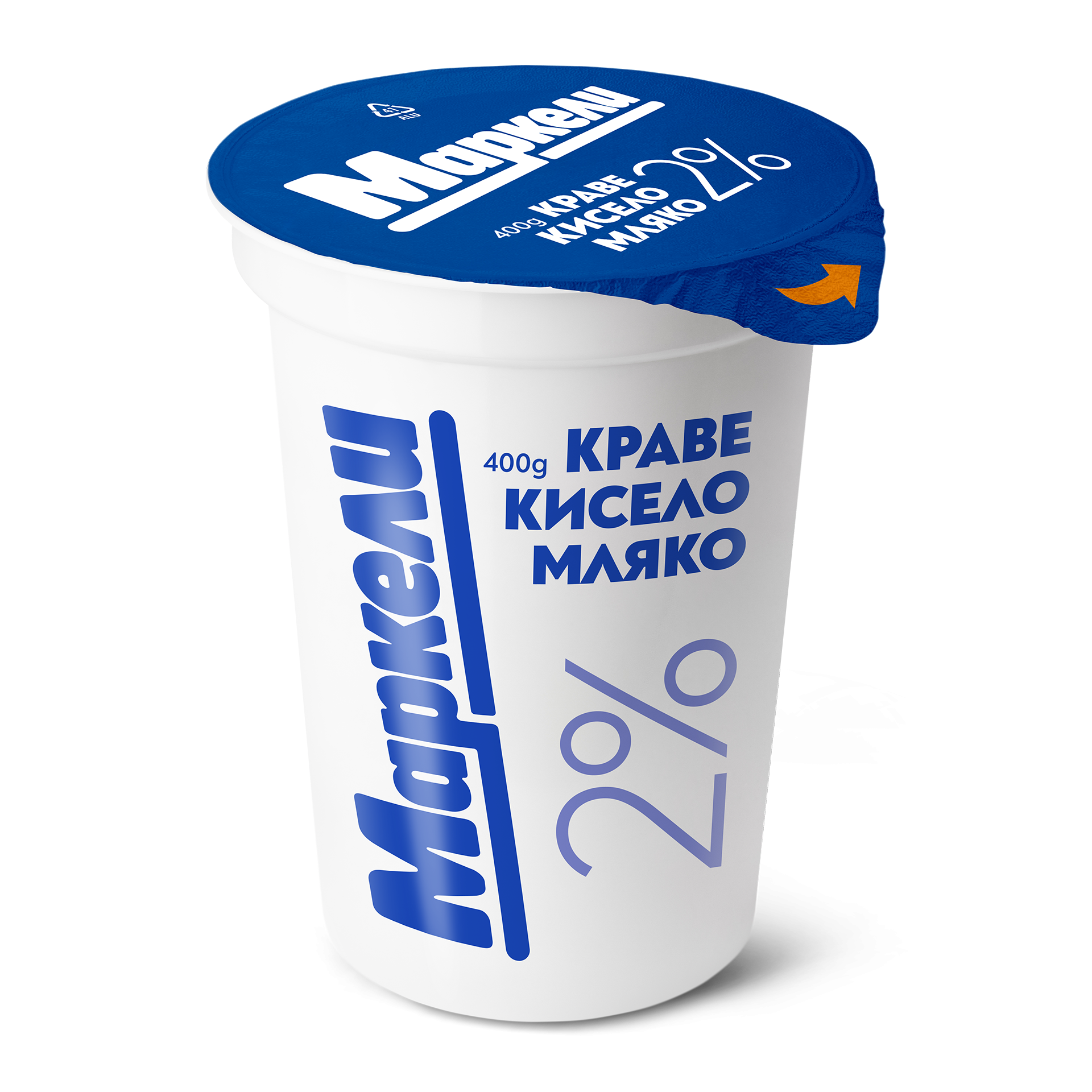 Кисело мляко Маркели 2% 400гр