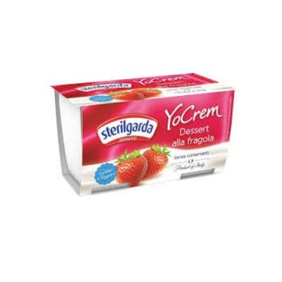 Млечен десерт Стерилгарда ягода 2х100гр