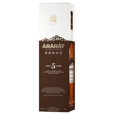 Бренди Арарат 5г. 0.7л