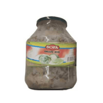 Кисело зеле Софа 1,7 кг.