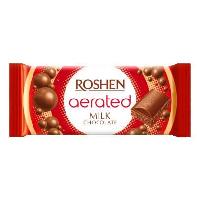 Млечен аеро шоколад Roshen Bubble 80гр