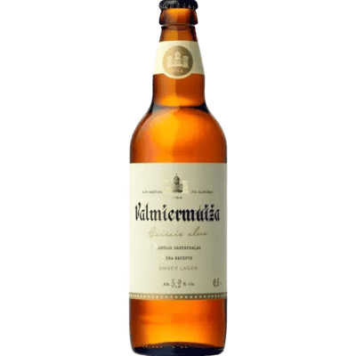 Бира amber lager 5.2% valmiermuiza 500мл