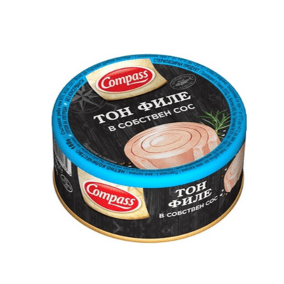 Риба тон филе Компас в собствен сос 160гр