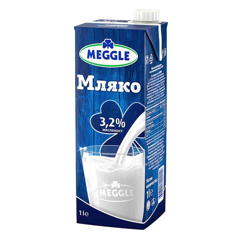 Прясно мляко Meggle УХТ 3.2% 1л