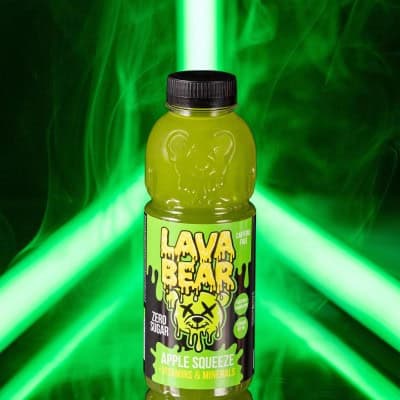 Напитка Lava Bear с зел.ябълка/киви 500мл