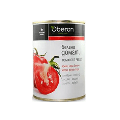 Домати цели белени Оберон 400гр