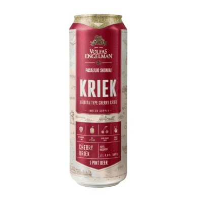 Бира kriek 4% 0.568л volfas engelman