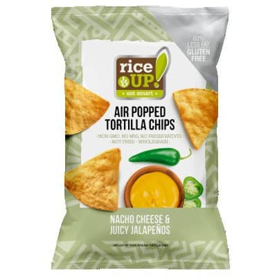Чипс тортила rice up начо/халапеньо 60гр