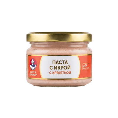 Паста с хайвер и скариди 180гр
