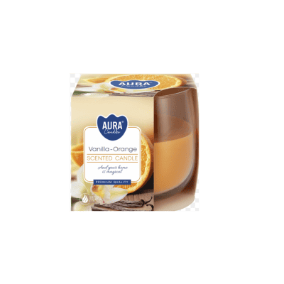 Свещ в чаша Ванилия и Портокал 