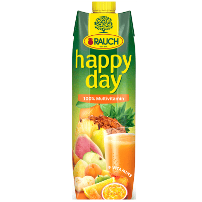 Нат.сок Happy Day мултивитамин 100% 1л