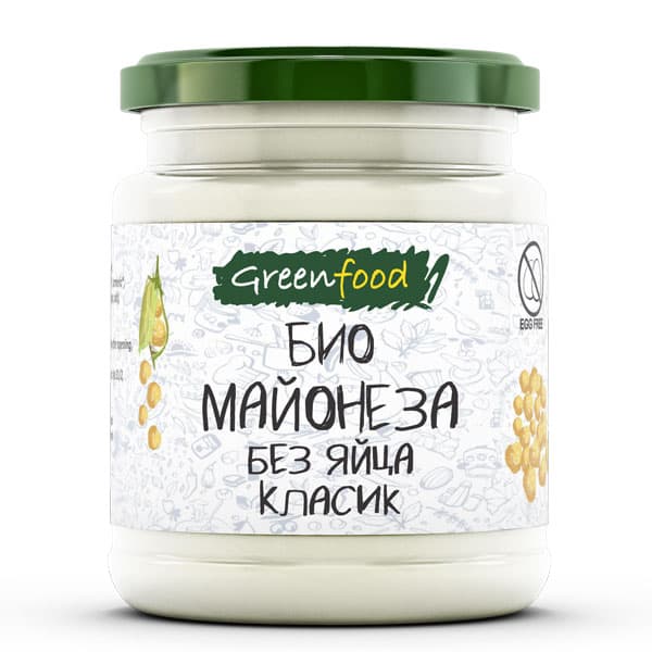 Био майонеза без яйца Green Food 230 гр