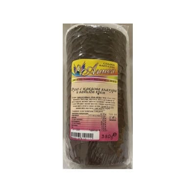 Руло какаова глаз./ванил.крем аниел 380гр