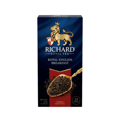 Чай richard royal english breakfast 25x2гр