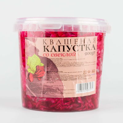 Кисело зеле с цвекло 900гр
