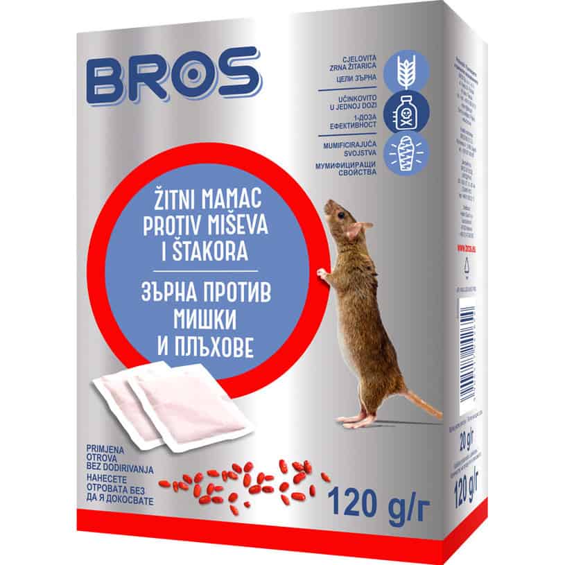 Зърна п/в мишки Bros 120 гр