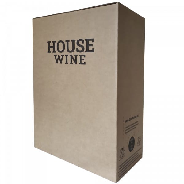 Червено вино House wine мерло и каберне 3 л