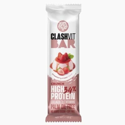 Прот.бар clashvit ягода 65гр