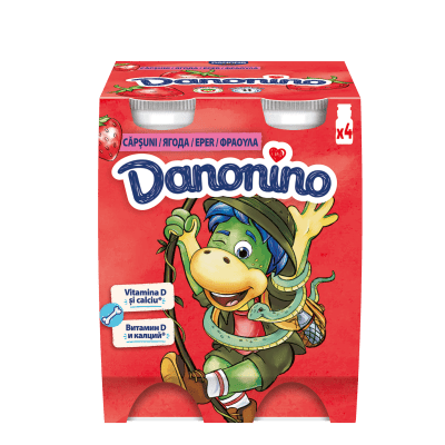 Напитка Danonino Ягода 4х100гр