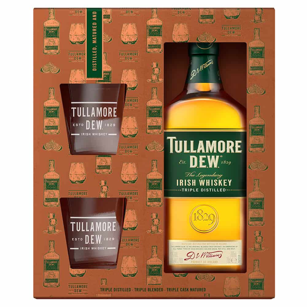 Уиски Tullamore Dew 700мл + 2 Чаши