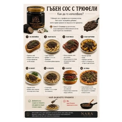 Гъбен сос с трюфели Nara 80гр