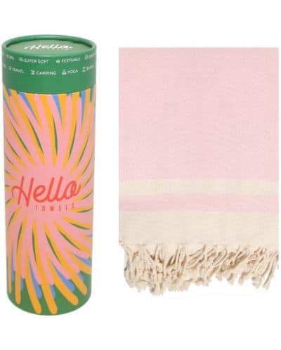 Плажна кърпа Hello towels светлор./бежово