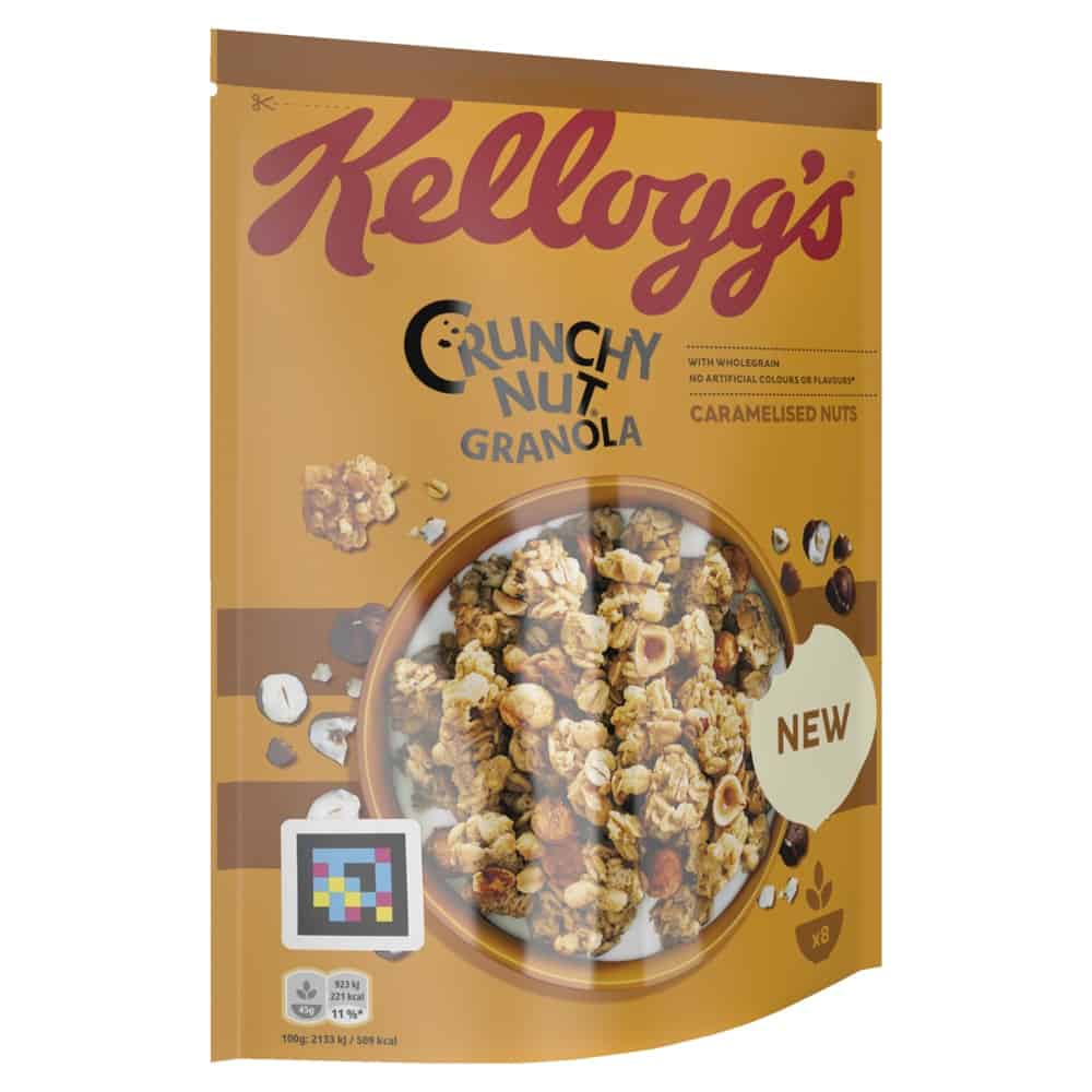 Гранола Kellogg`s карамелени ядки 380 гр