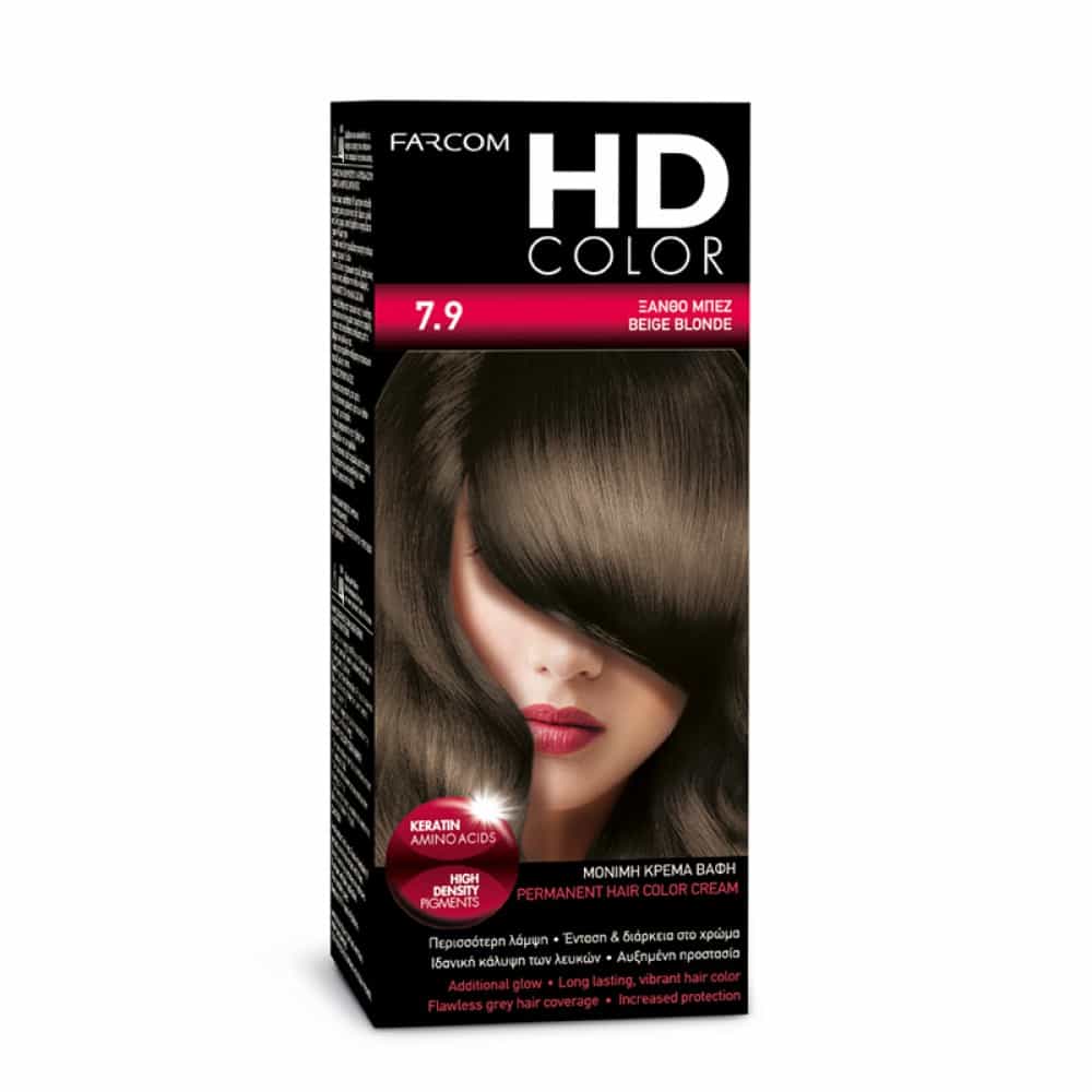 Боя за коса HD Color 7.9 Bl. Beige 60 мл