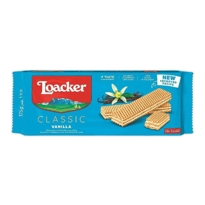 Вафли Loacker с ванилия 175 гр