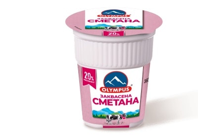 Заквасена сметана Olympus 20% 350гр