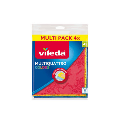 Vileda multi-quattro кърпа  4бр colors