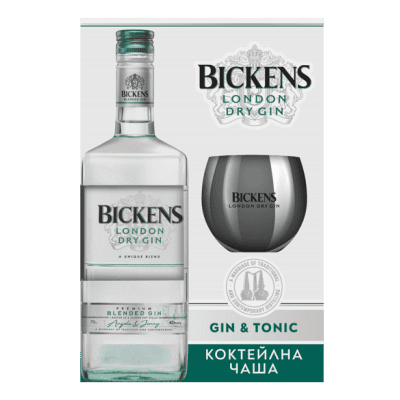 Джин Bickens 0.7л + чаша