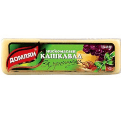 Кашкавал нискомаслен Домлян 500 гр