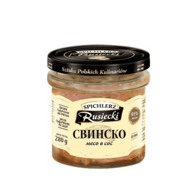 Свинско месо в сос Rusiecki 280гр