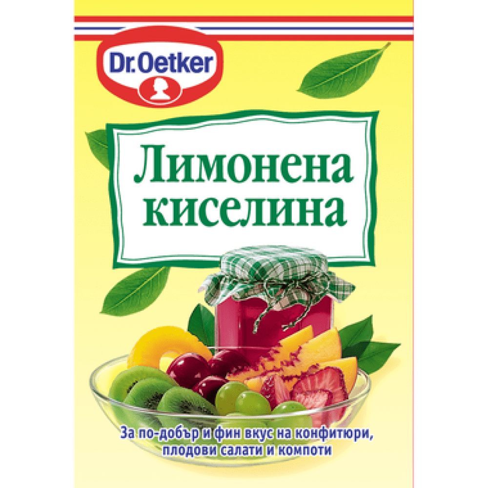 Лимонена Киселина Dr. Oetker 8гр