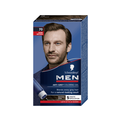 Боя за коса Men Perfect тъмно кафяв
