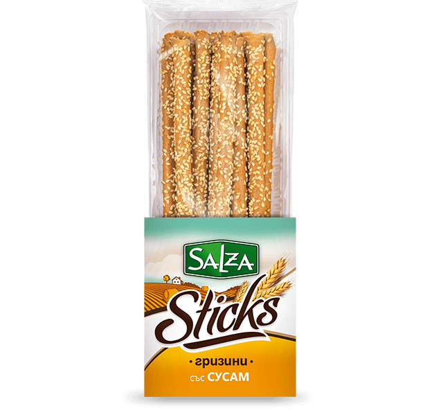 Гризини Salza Sticks със сусам 190гр