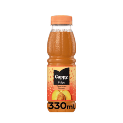 Плодова напитка Cappy Pulpy Праскова 330мл