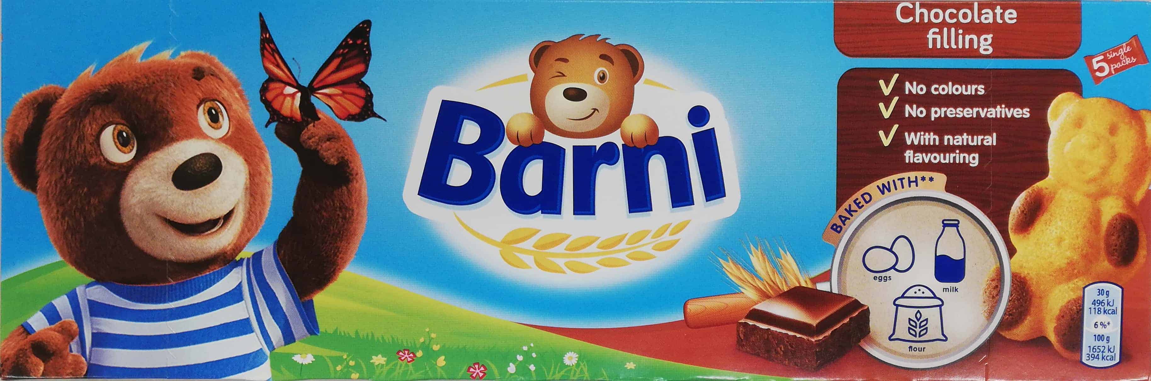 Кекс Barni 5х30гр