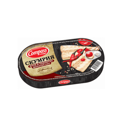Скумрия филе Компас в под.дом. сос 180гр