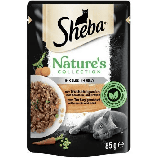 Храна Sheba пауч пуешко желе nature 85гр